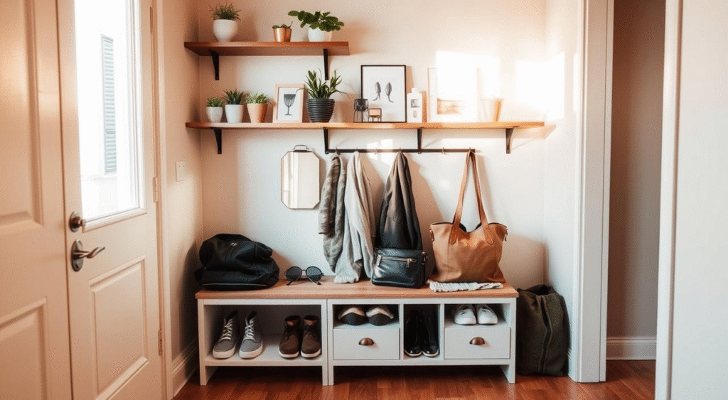 small apartment organization
