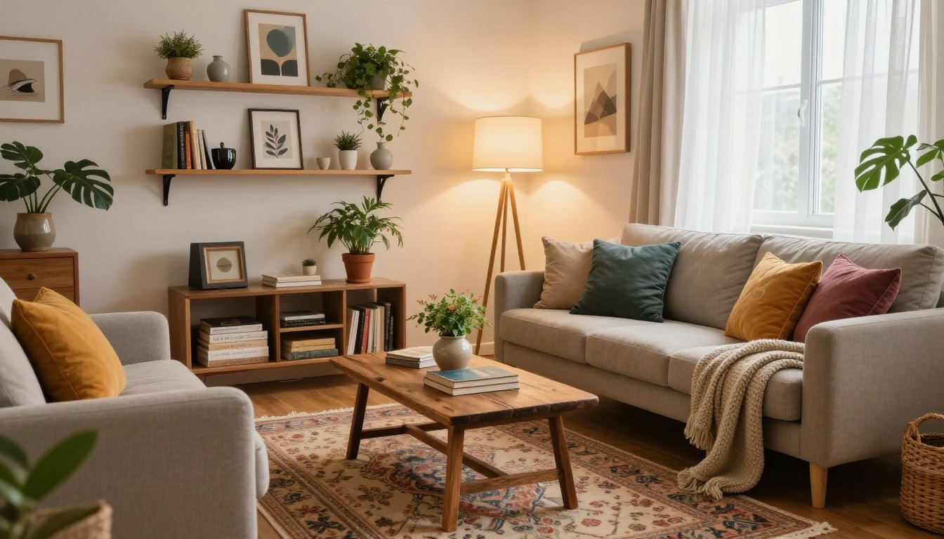 Rental Living Room Feel Cozy